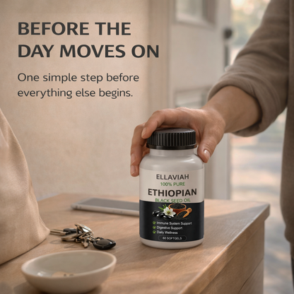 Ethiopian Black Seed Oil Softgels, 800 mg Per Serving, 60 Count
