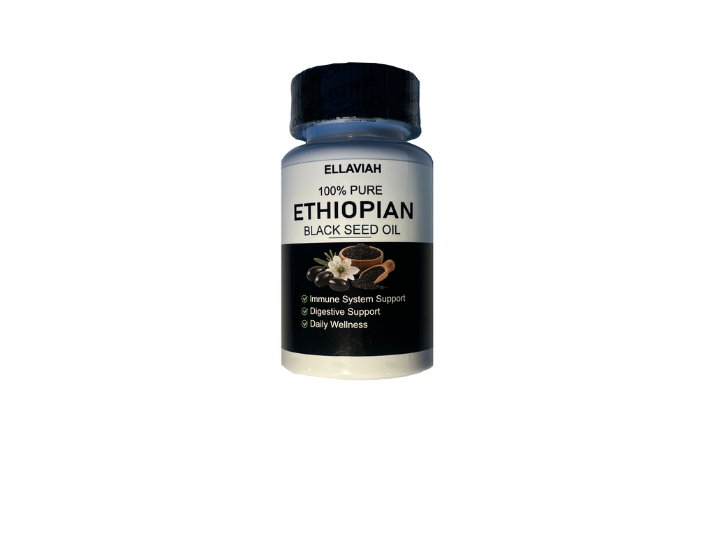 Ethiopian Black Seed Oil Softgels, 800 mg Per Serving, 60 Count