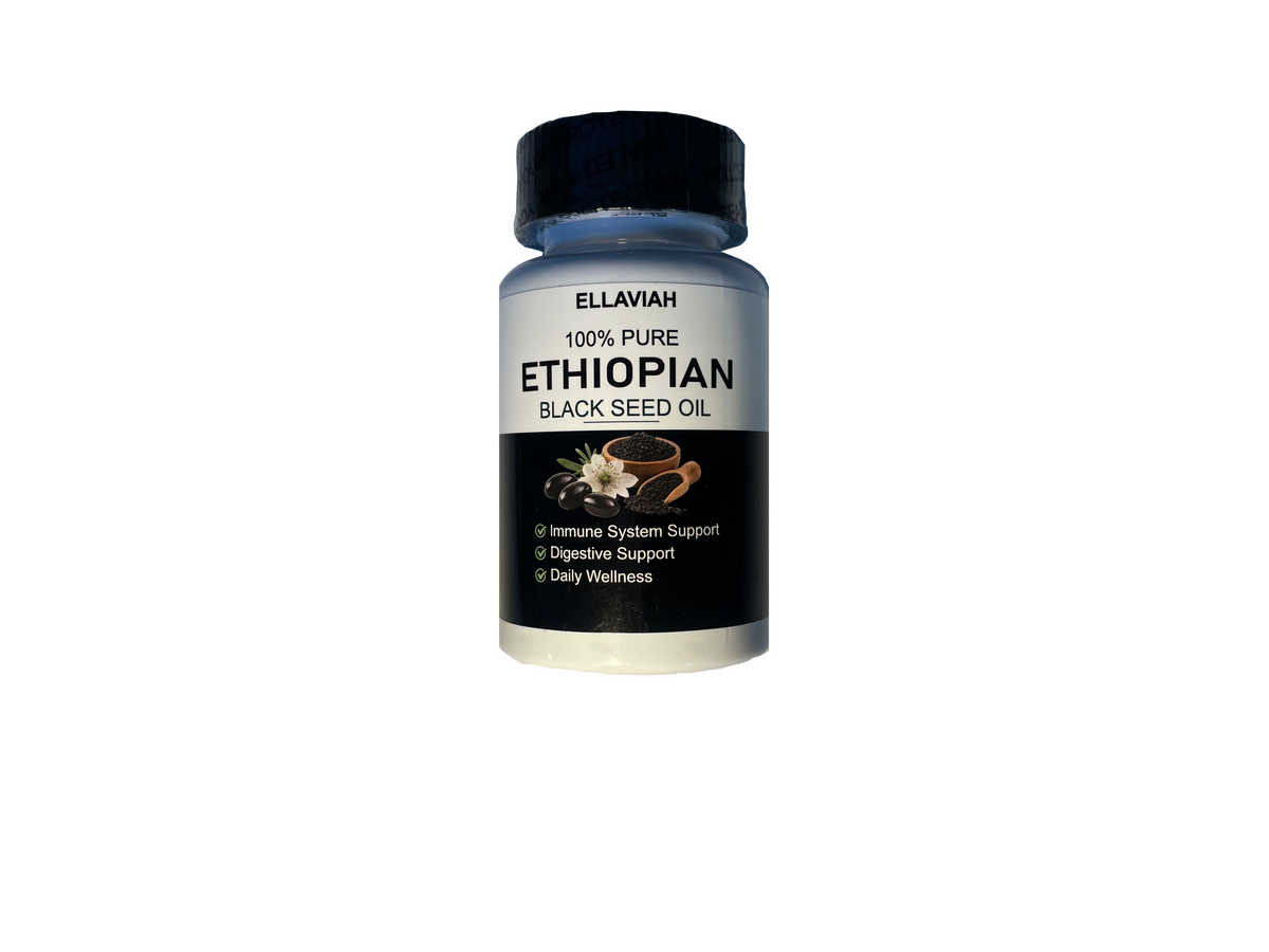 Ethiopian Black Seed Oil Softgels, 800 mg Per Serving, 60 Count