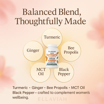 Turmeric Curcumin 95 Capsules with Ginger, Vitamin C & Black Pepper, 120 Count