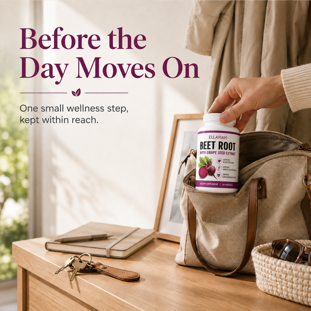 Beet Root Capsules with Grape Seed Extract, 1500mg Per Serving, Beetroot Powder Supplement