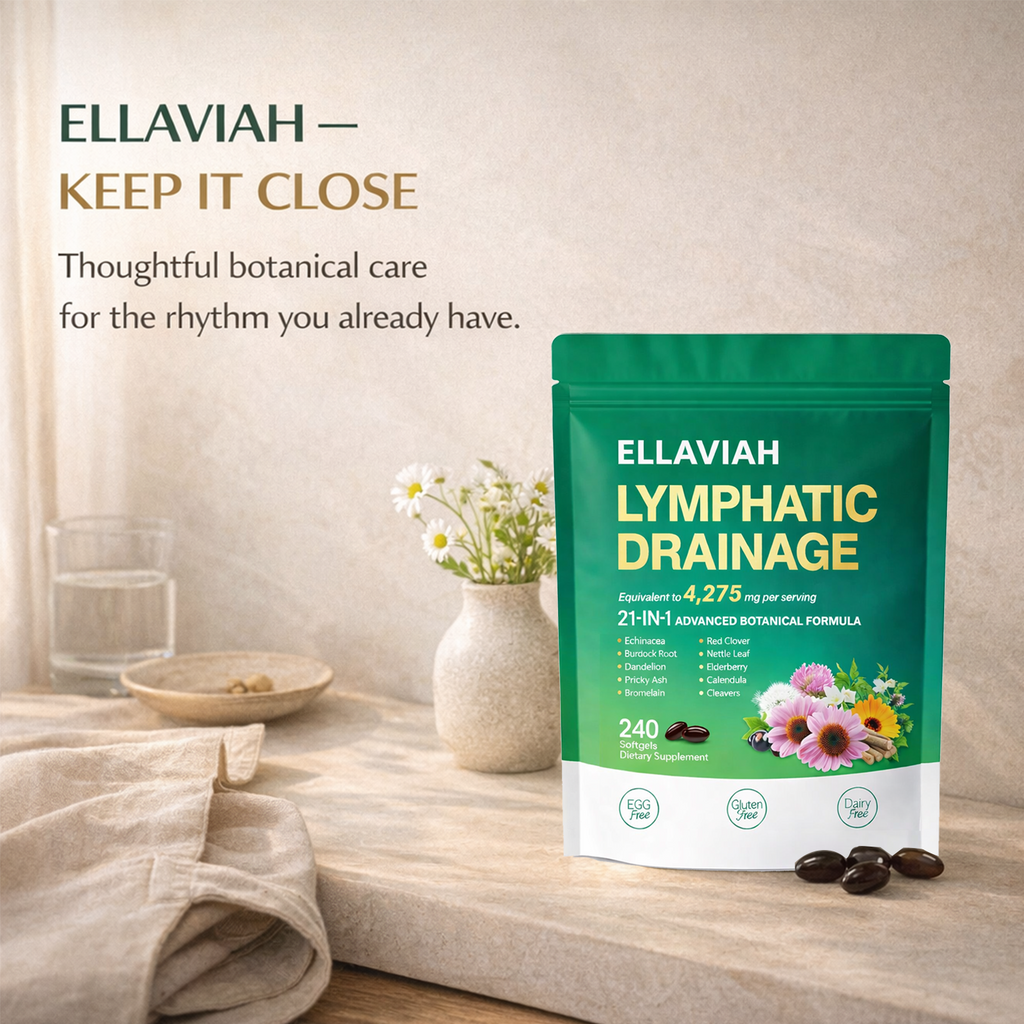 Lymphatic Drainage Softgels, 240 Softgels, 80 Servings