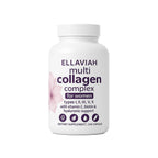 Multi Collagen Complex for Women | Types I, II, III, V & X | with Vitamin C, Biotin & Hyaluronic Acid | 240 Capsules