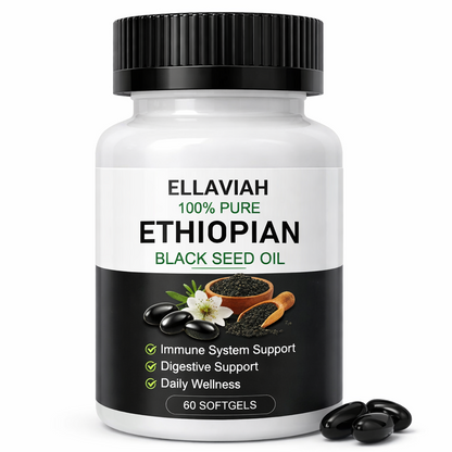 Ethiopian Black Seed Oil Softgels, 800 mg Per Serving, 60 Count